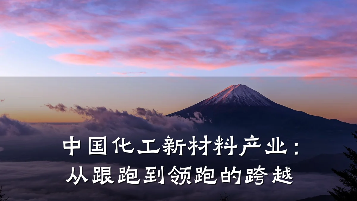 中国化工新材料产业:从跟跑到领跑的跨越