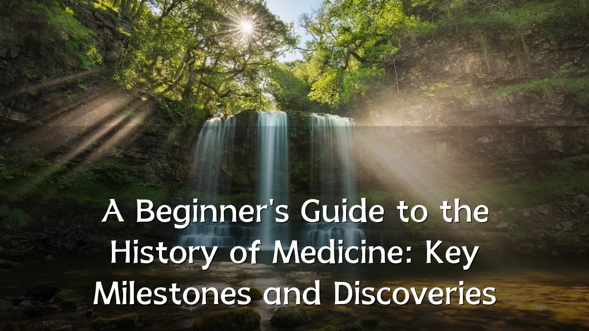 A Beginner's Guide to the History of Medicine: Key Milestones and Discoveries