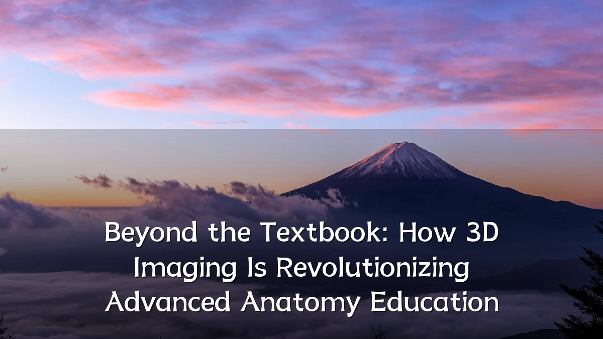 Beyond the Textbook: How 3D Imaging Is Revolutionizing Advanced Anatomy Education