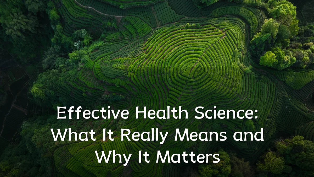 Effective Health Science: What It Really Means and Why It Matters