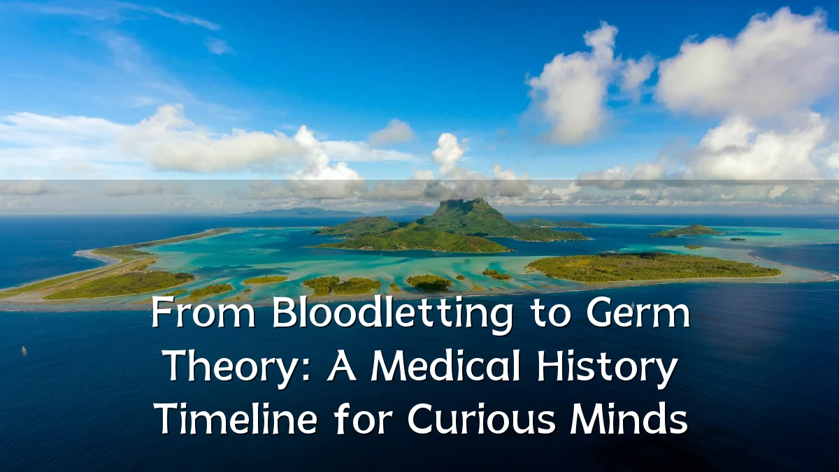 From Bloodletting to Germ Theory: A Medical History Timeline for Curious Minds