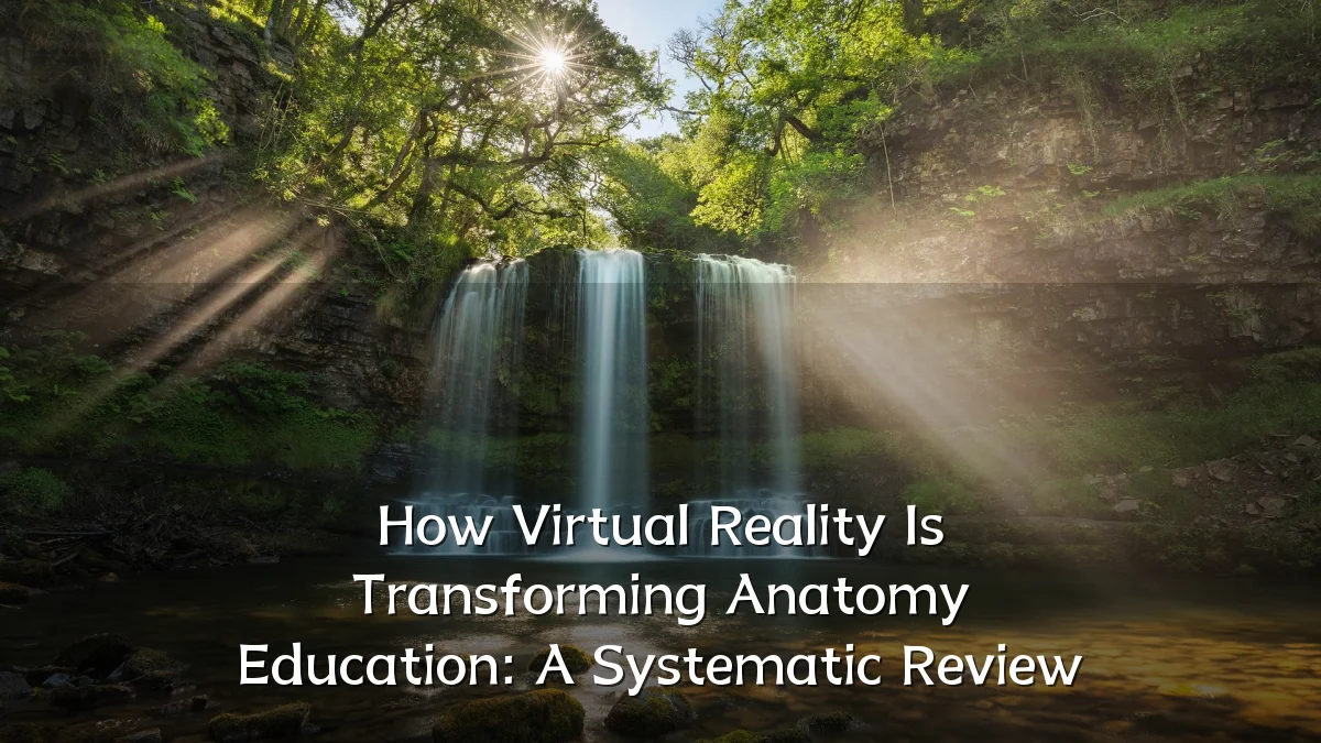 How Virtual Reality Is Transforming Anatomy Education: A Systematic Review