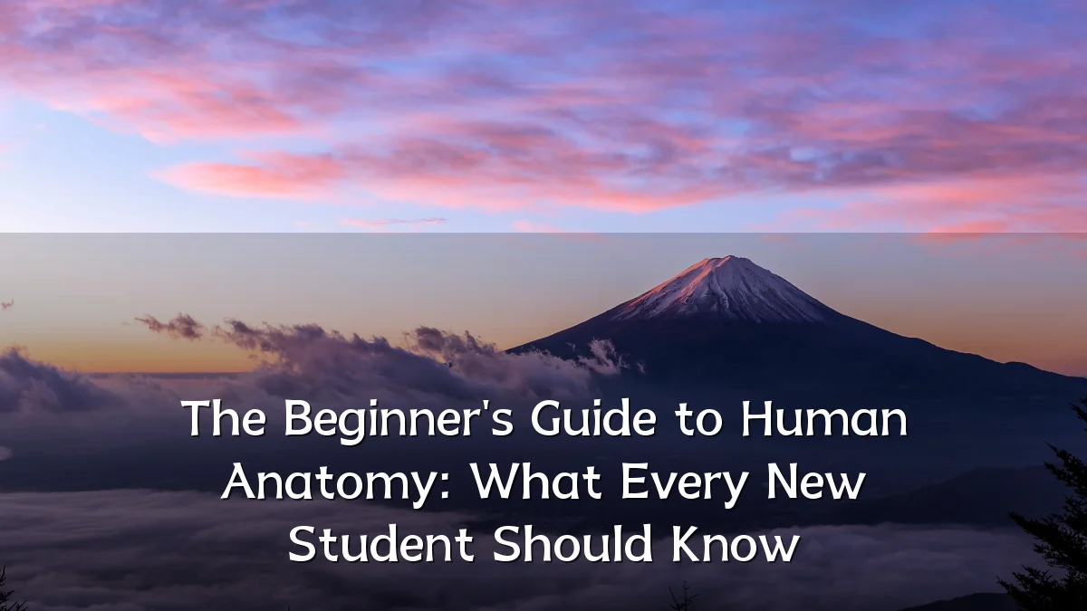The Beginner's Guide to Human Anatomy: What Every New Student Should Know