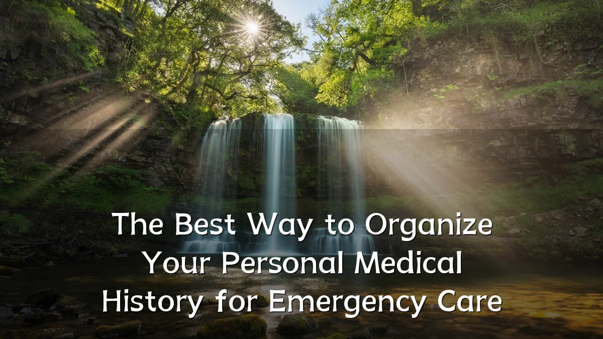The Best Way to Organize Your Personal Medical History for Emergency Care