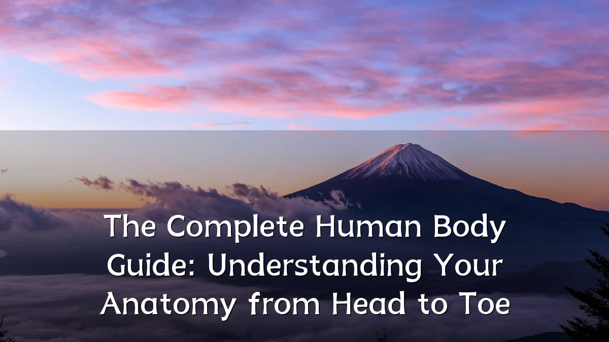 The Complete Human Body Guide: Understanding Your Anatomy from Head to Toe
