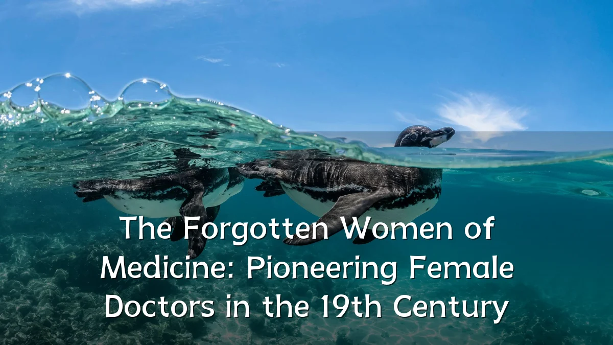 The Forgotten Women of Medicine: Pioneering Female Doctors in the 19th Century