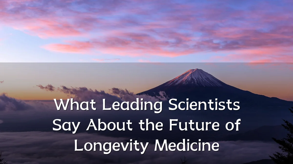 What Leading Scientists Say About the Future of Longevity Medicine