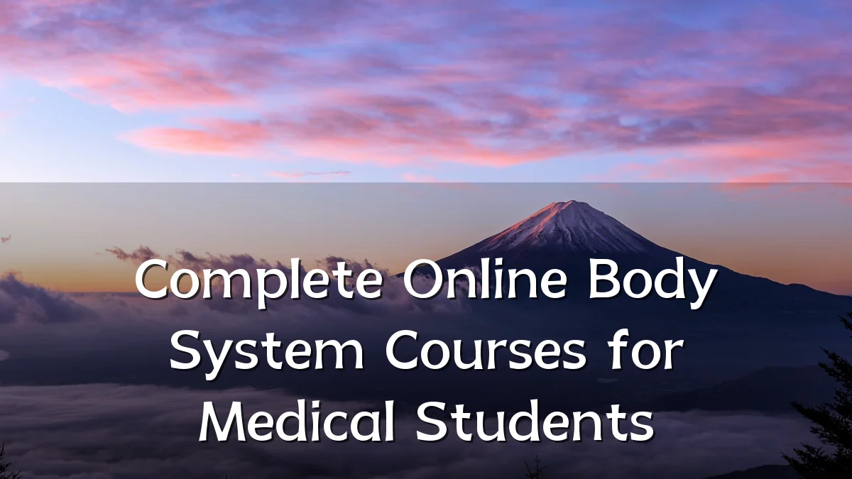 Complete Online Body System Courses for Medical Students