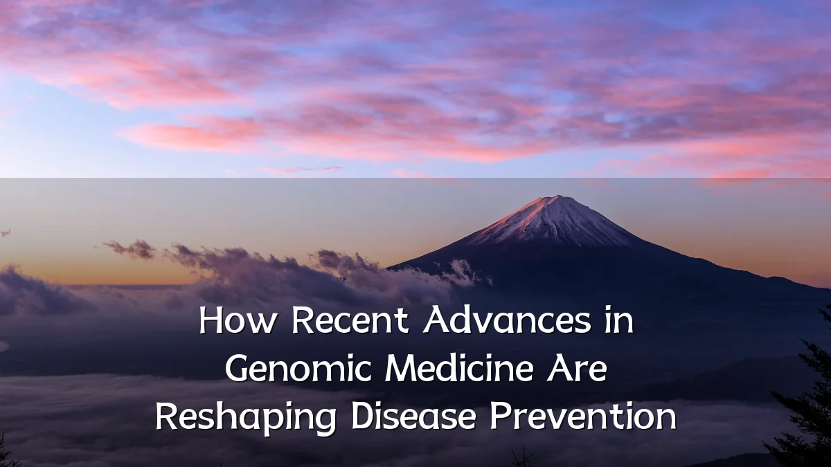 How Recent Advances in Genomic Medicine Are Reshaping Disease Prevention