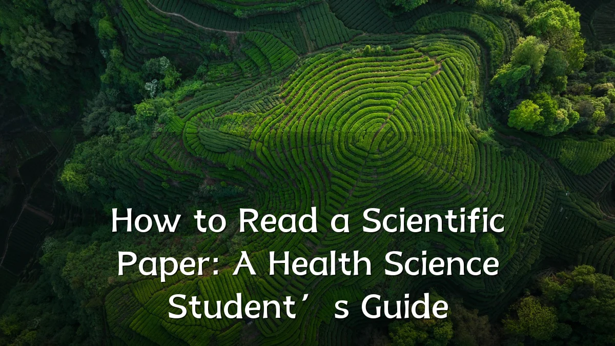 How to Read a Scientific Paper: A Health Science Student’s Guide