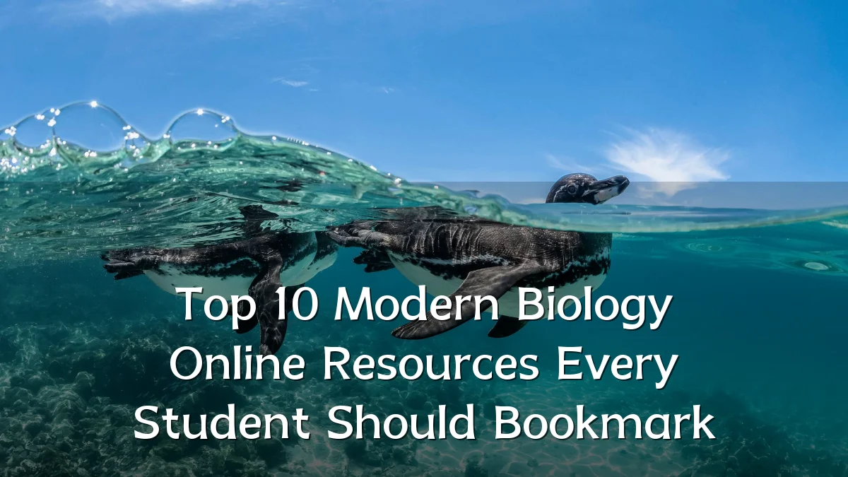 Top 10 Modern Biology Online Resources Every Student Should Bookmark