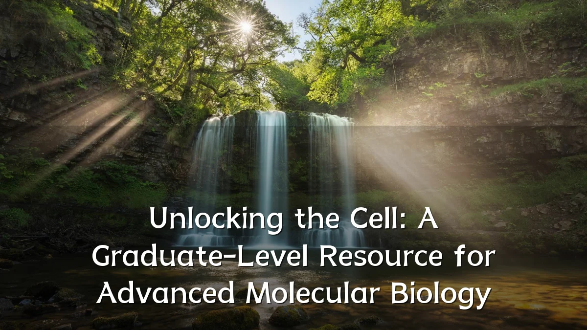 Unlocking the Cell: A Graduate-Level Resource for Advanced Molecular Biology